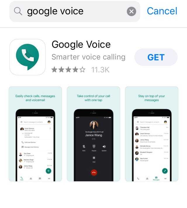 tai ung dung Google Voice tren dien thoai