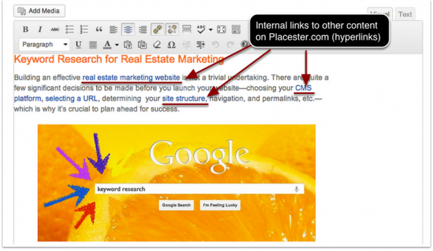 SEO on-page: internal link trong bài