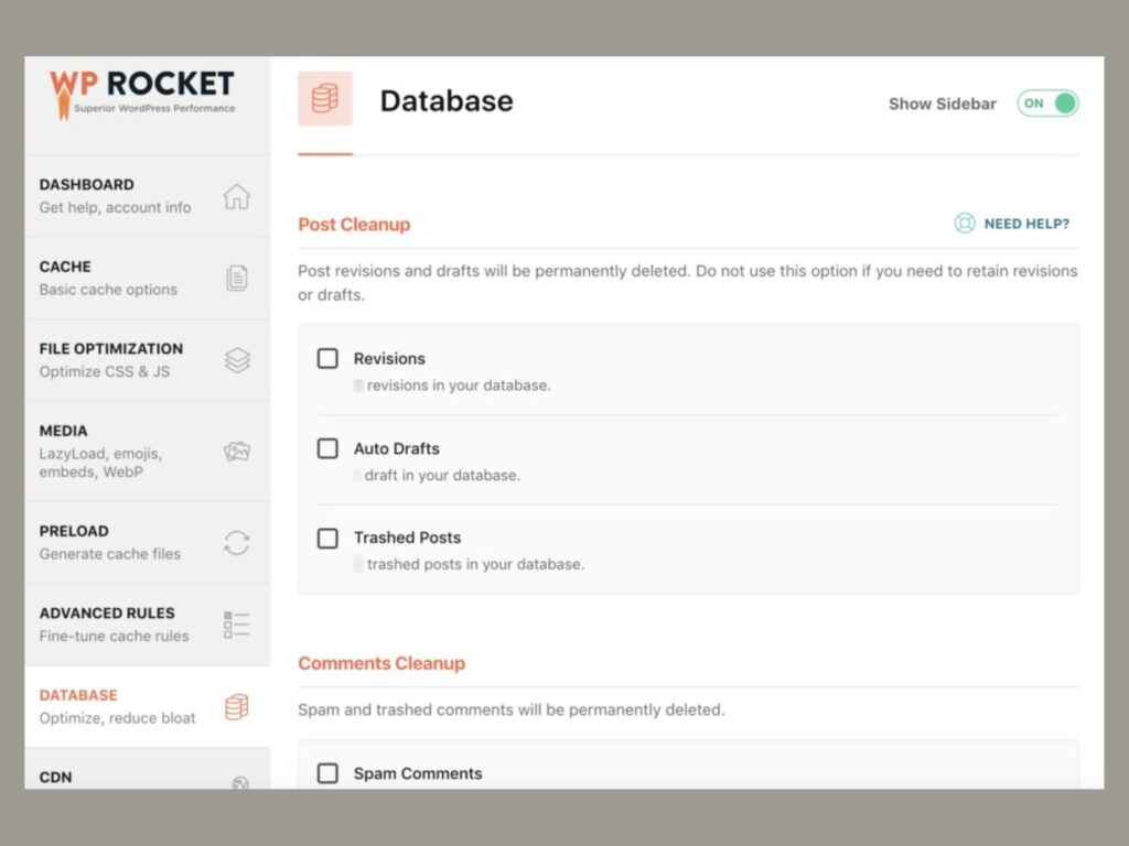 Cơ sở dữ liệu Database - WP Rocket là gì