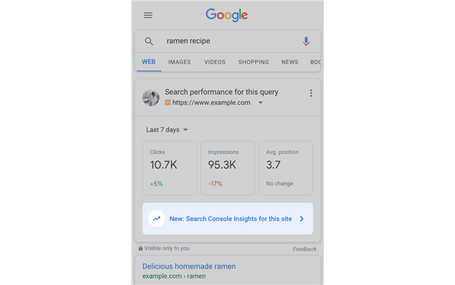 Cách để sử dụng bản beta từ Search Console Insight