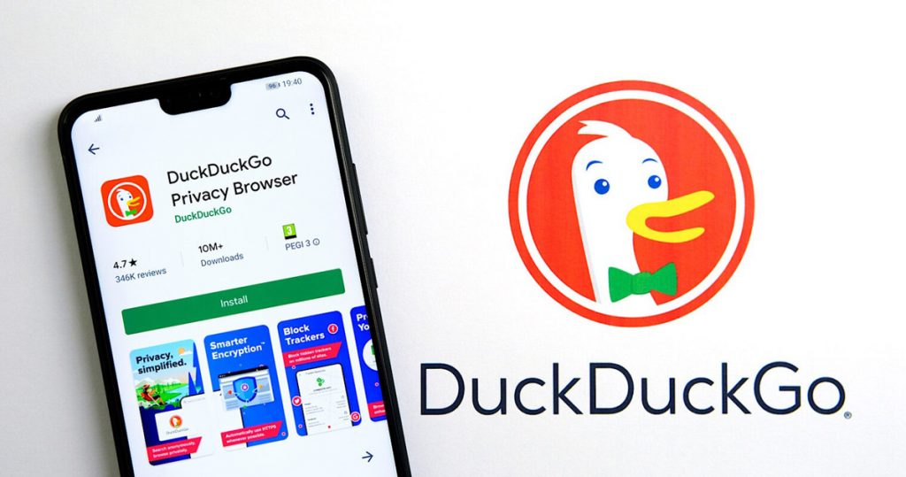 Ứng dụng DuckDuckGo trên thiết bị di động