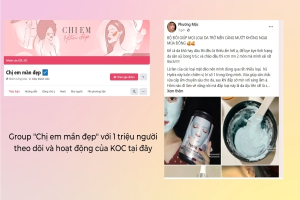 Tiếp thị KOC ở nền tảng Facebook