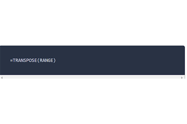Hàm Transpose trong Google Sheet SEO