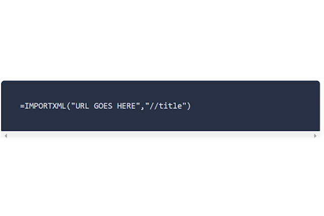 Sử dụng hàm IMPORTXML trong Google sheet để tối ưu SEO