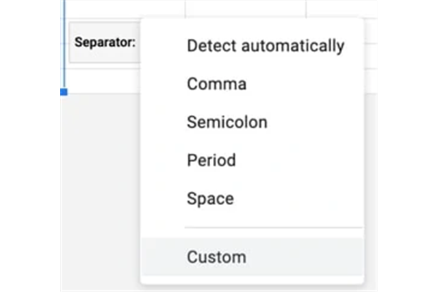 Tách văn bản thành các cột trong Google Sheet SEO