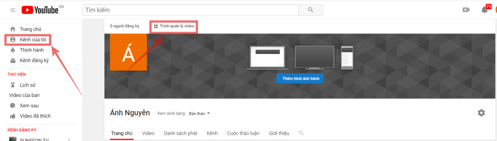 Bạn cần đăng kí kênh trước khi kiếm tiền từ YouTube