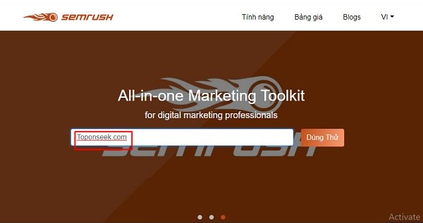 account semrush