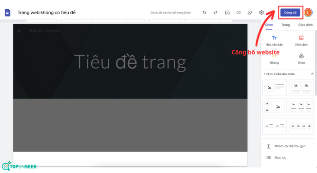 Xuất bản trang web