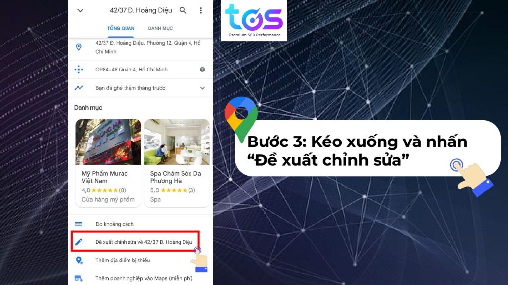 Cách chỉnh sửa địa điểm trên Google Maps bằng điện thoại bước 3