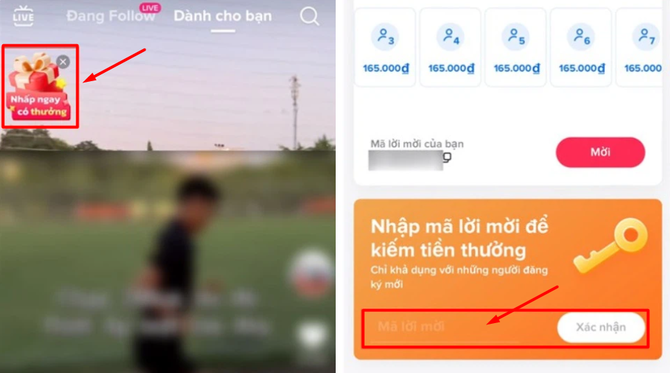 Cách nhận phần thưởng TikTok bước 5