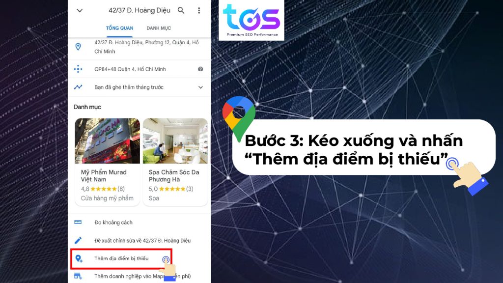 Cách tạo địa điểm Google Map bằng điện thoại bước 3