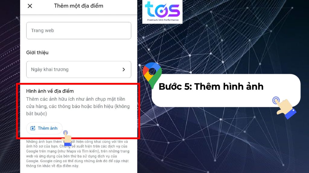 Cách tạo địa điểm Google Map bằng điện thoại bước 5