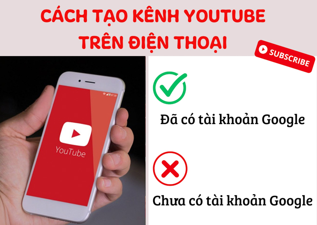 Cách tạo kênh Youtube trên điện thoại Android và iOS chuyên nghiệp