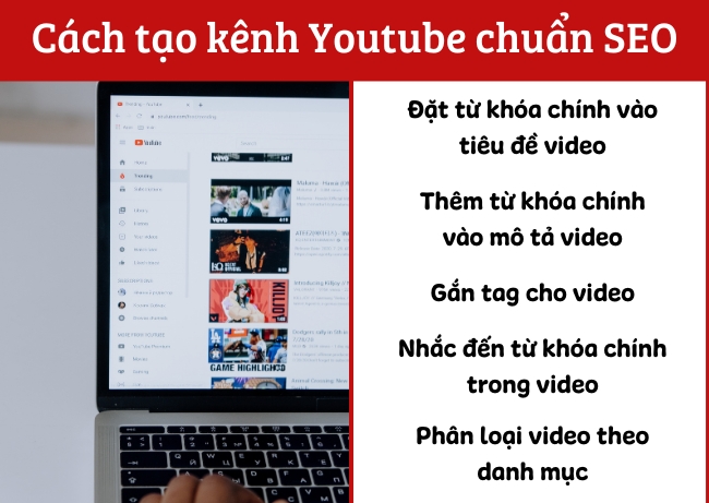 các yếu tố cần có để lập 1 kênh Yotube chuẩn SEO