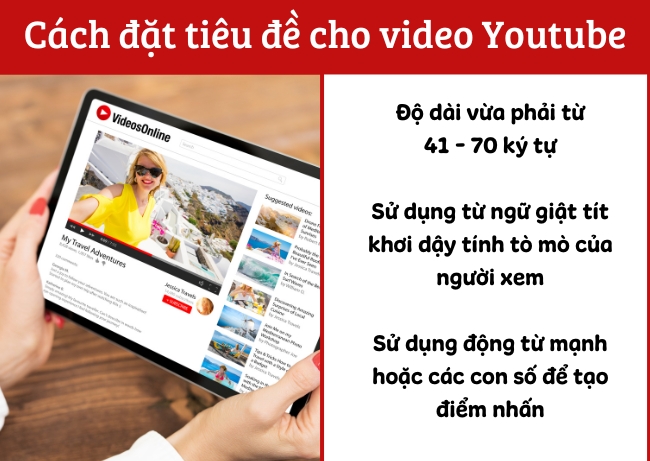 đặt tiêu đề chuyên nghiệp cho video của mình