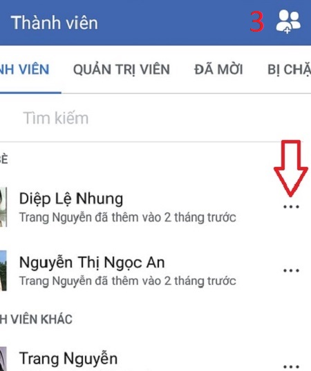 Cách xóa 1 nhóm Facebook trên điện thoại Android