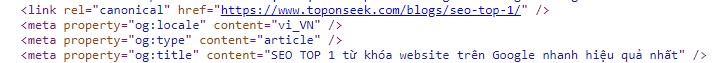 Kiểm tra canonucal url bằng mã nguồn