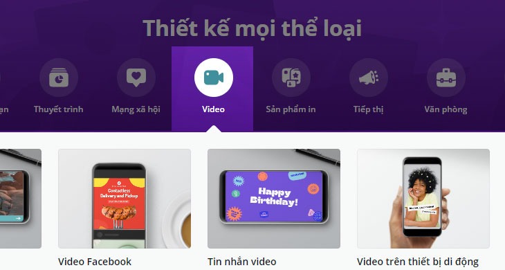 Thiết kế video chuyên nghiệp với nhiều tính năng