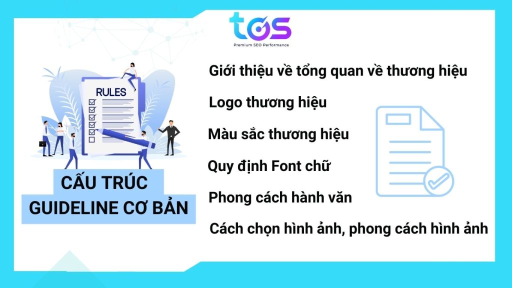 Cấu trúc cơ bản của Guideline thương hiệu