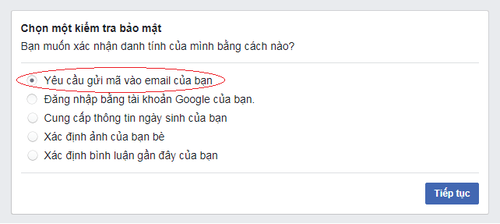 Checkpoint nhận mã từ email