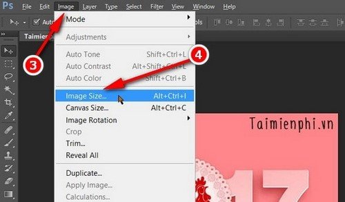 Sử dụng Photoshop để giảm kích thước ảnh