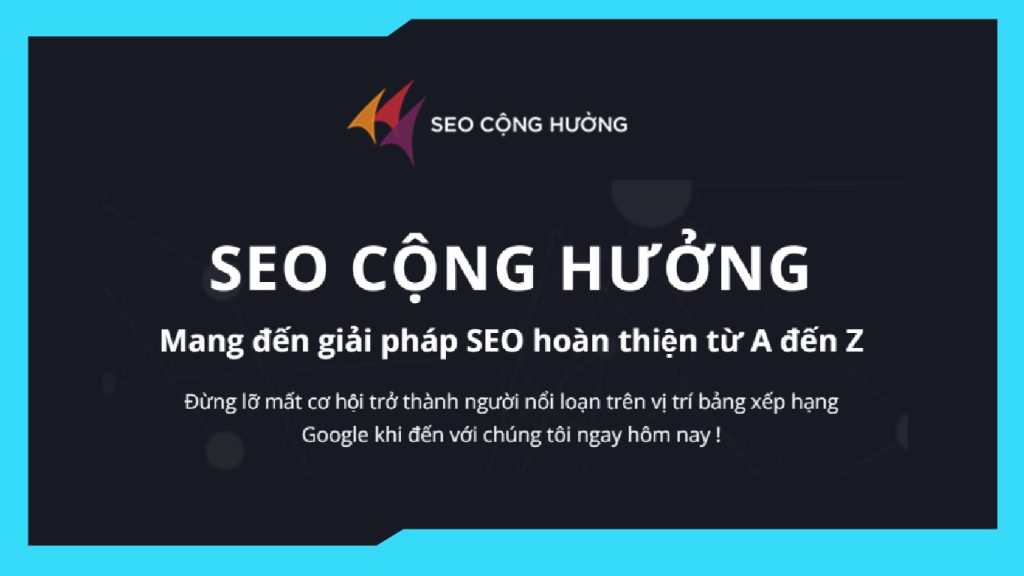 Công ty SEO Cộng Hưởng