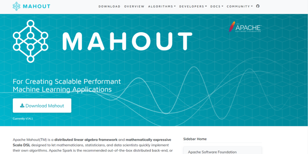 Apache Mahout là phần mềm Data Mining từ nền tảng Big Data Hadoop