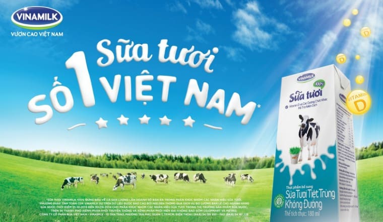 Định vị thương hiệu của Vinamilk