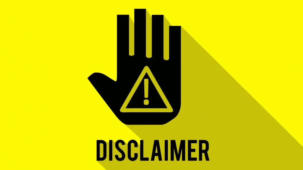 Disclaimer là tuyên bố từ chối trách nhiệm và bảo vệ website khỏi các cáo buộc