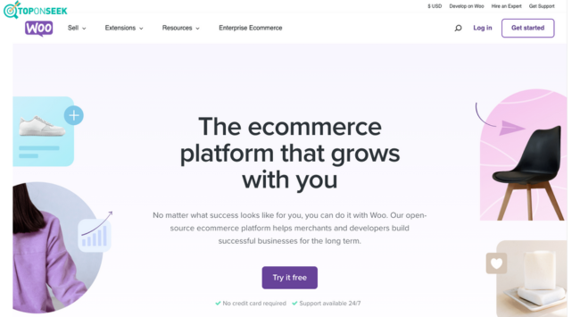 Giao diện của WooCommerce