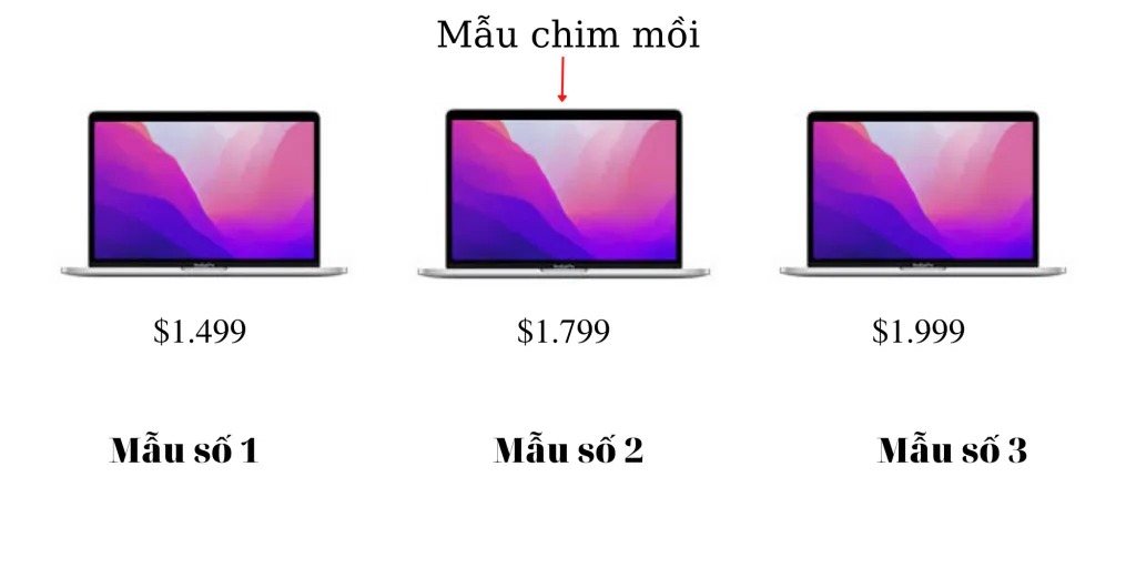 Apple là ví dụ tiêu biểu cho việc áp dụng hiệu ứng chim mồi thành công khi ra mắt sản phẩm mới