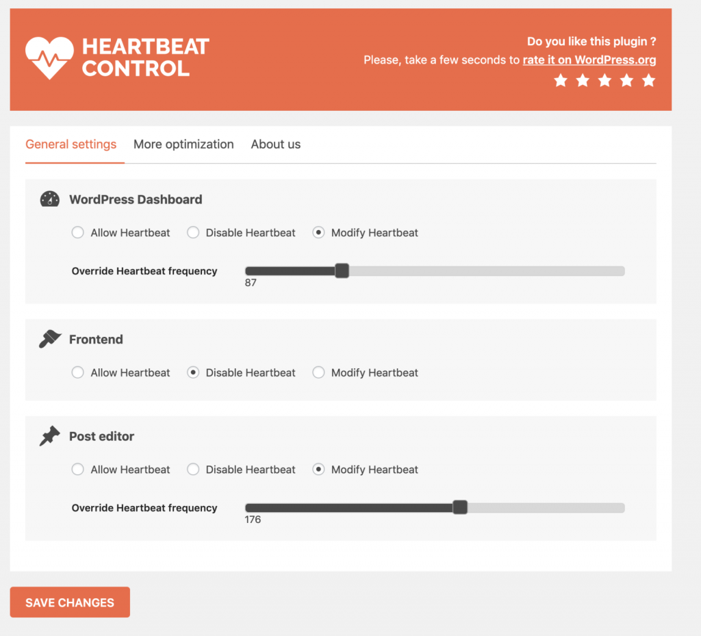 Cài đặt tính năng Heartbeat Control trên WP Rocket: Tăng tốc độ website WordPress