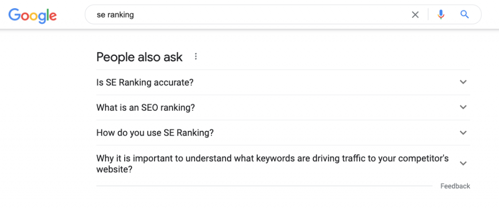 Google Brand cho SE Ranking