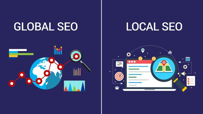 international SEO và local SEO