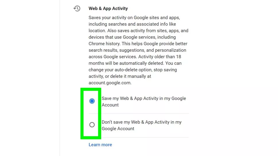 Web & App activity