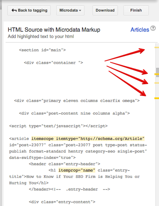 Thêm Schema Markup vào trang web