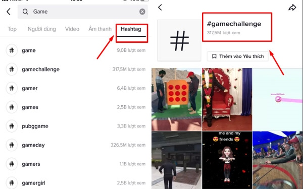 Sử dụng hashtag phù hợp và cụ thể để cải thiện SEO cho kênh TikTok