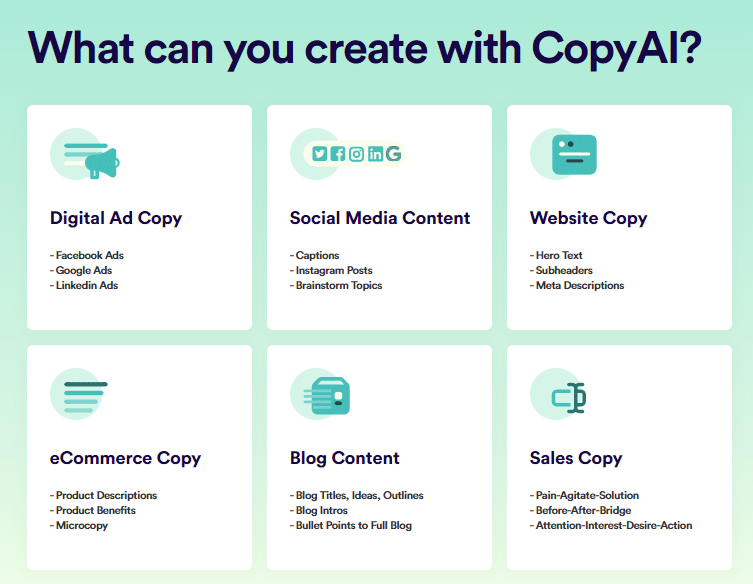 copy.ai tốt cho ai?