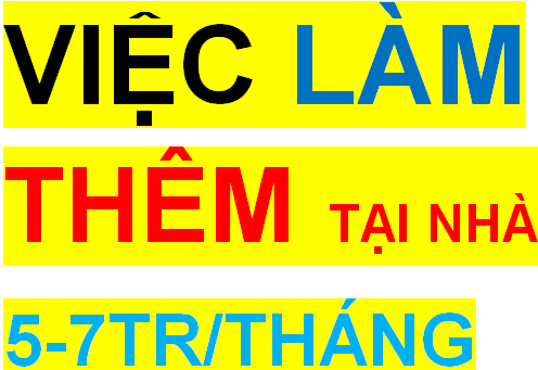 Làm thêm tại nhà bạn vẫn có thu nhập cao.