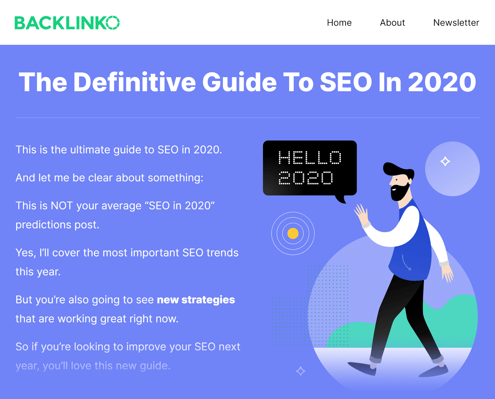 Backlinko - SEO bài viết năm nay