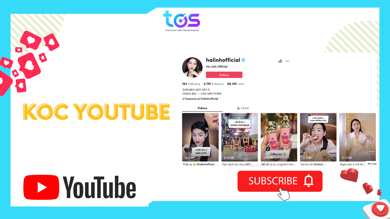 Tiếp thị KOC ở nền tảng Youtube