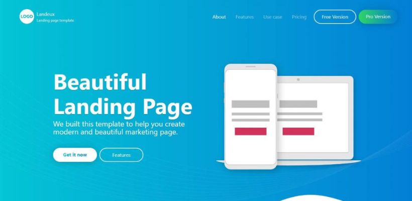 Ví dụ Landing page trung gian chuyển đổi