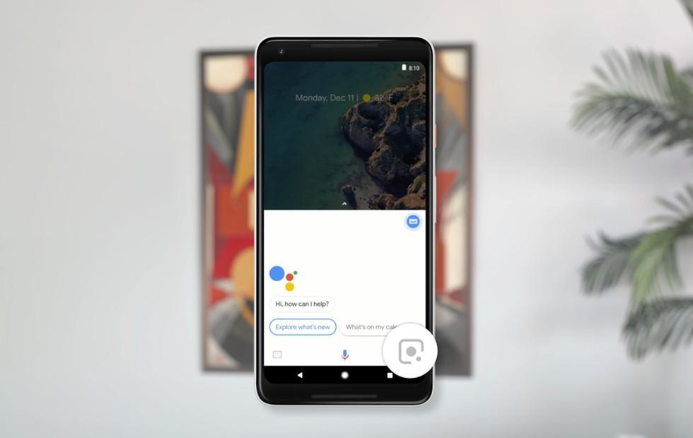 Vào Google Lens trên Google Assistant 