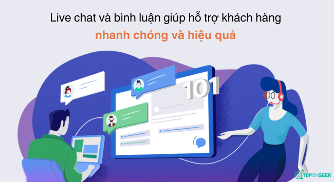 hiệu quả của live chat và bình luận trong chiến lược customer engagement