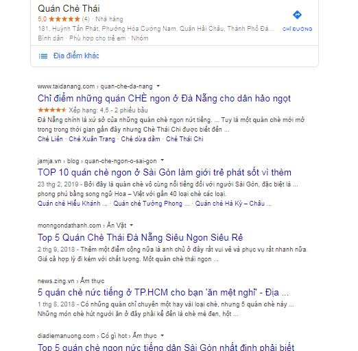 Local Seo - tìm kiếm tự nhiên