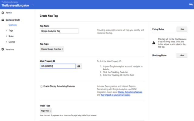 Gắn thẻ Google Analytics trong Google Tag Manager