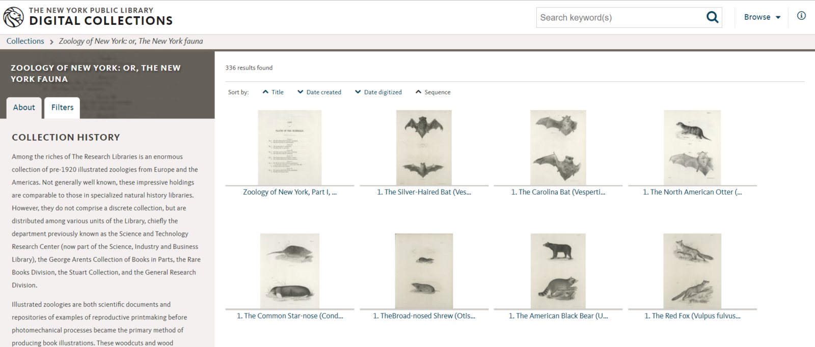 The New York Public Library Digital Collections