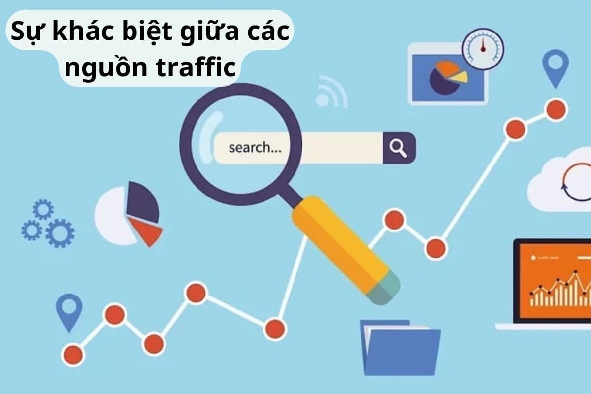 sự khác biệt nguồn traffic