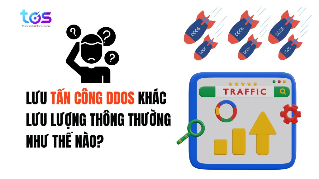 phân biệt lưu lượng tấn công DDoS với lưu lượng thông thường là gì 