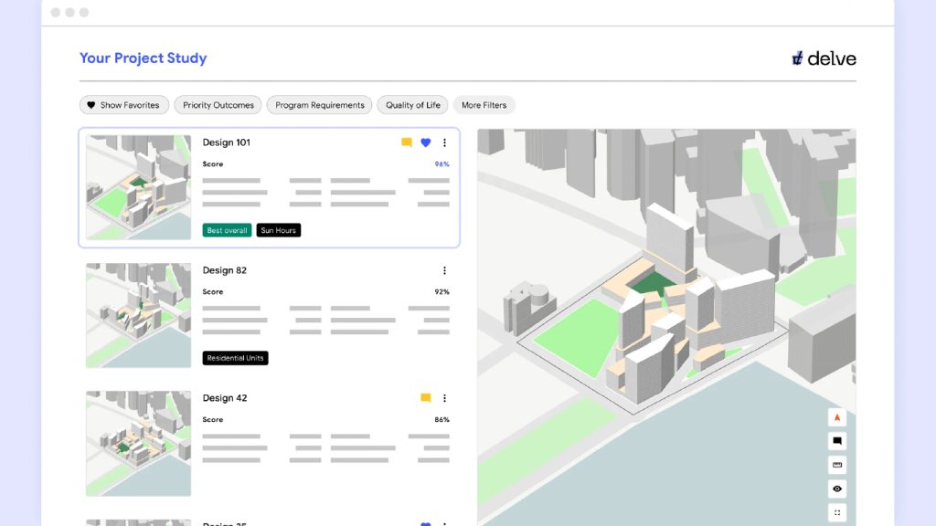 Phần mềm AI kiến trúc Sidewalk Labs